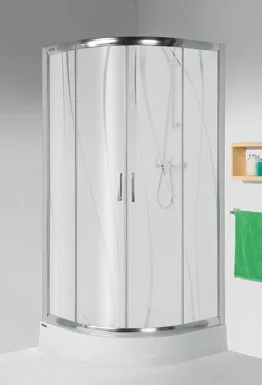 KP4/TX5b 90 íves zuhanykabin w15 üveggel