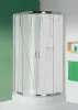 KP4-kpl/TX5b 100x100 íves zuhanykabin +tálca w15 üveggel