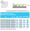 Sanplast KP4-kpl-H-TX5b 100x100 íves zuhanykabin +tálca