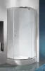 Sanplast KP1-kpl-H-DJa/TX5b 90x90 íves, nyílóajtós zuhanykabin tálcával