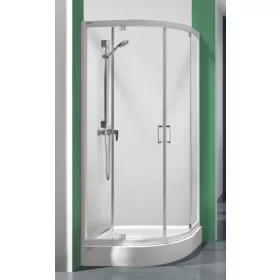 Sanplast KP2DJa/TX5b 90x90 íves nyílóajtós zuhanykabin