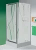 Sanplast DJ/TX5b-100+SS0/TX5b-75 szögletes, nyíló ajtós zuhanykabin