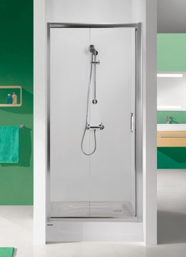 D2/TX5b 100 + SS0/TX5 90 tolóajtós zuhanykabin elölnézet