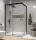 Sanplast KN/FreeZone Black 100x80 szögletes zuhanykabin