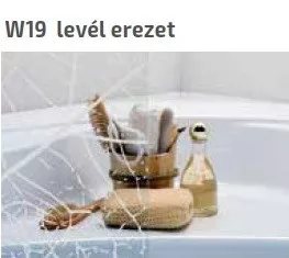 P/Free II 140 cm zuhanyfal  W19 üveg