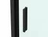 Sanotechnik Sanoslim Black 100x90 cm csuklóajtós zuhanykabin