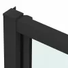 Sanotechnik Sanoslim Black 100x90 cm csuklóajtós zuhanykabin