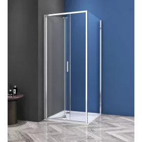 Sanotechnik Sanoslim 100x100 cm csuklóajtós zuhanykabin