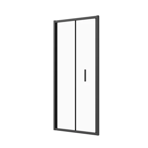 Sanotechnik Sanoslim Black 80 cm csukló zuhanyajtó