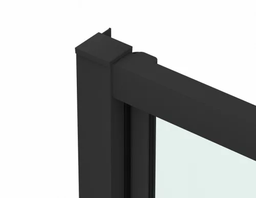 Sanotechnik Sanoslim Black 80 cm csukló zuhanyajtó