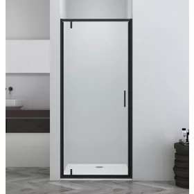 Sanotechnik Sanoslim Black 90 cm nyíló zuhanyajtó