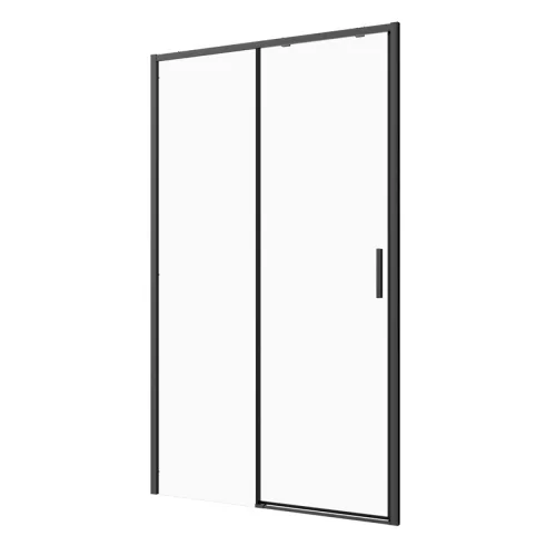 Sanotechnik Sanoslim Black 100 cm tolóajtós zuhanyajtó