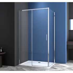 Sanotechnik Sanoslim 100x90 cm tolóajtós zuhanykabin