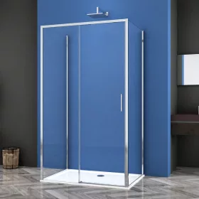   Sanotechnik Sanoslim 120x80x80 falsíkra szerelhető tolóajtós zuhanykabin