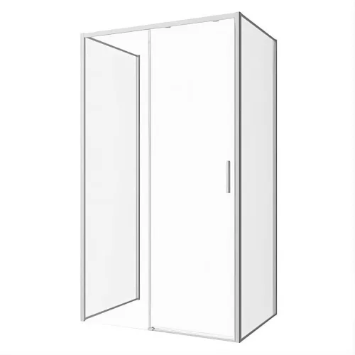 Sanotechnik Sanoslim 120x80x80 falsíkra szerelhető tolóajtós zuhanykabin