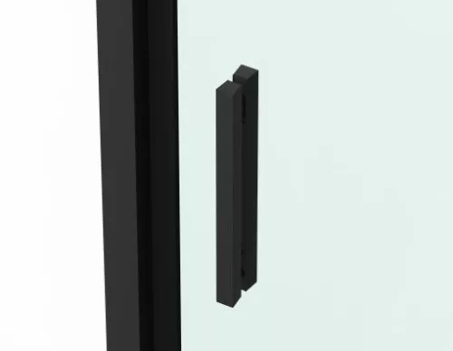 Sanotechnik Sanoslim Black 140x100x100 falsíkra szerelhető tolóajtós zuhanykabin