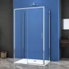 Sanotechnik Sanoslim 140x90x90 falsíkra szerelhető tolóajtós zuhanykabin