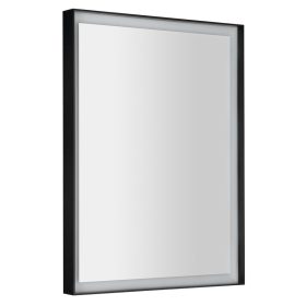 Sapho Sort 60x80 cm tükör LED világítással, matt fekete
