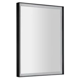 Sapho Sort 60x80 cm tükör LED világítással, matt fekete