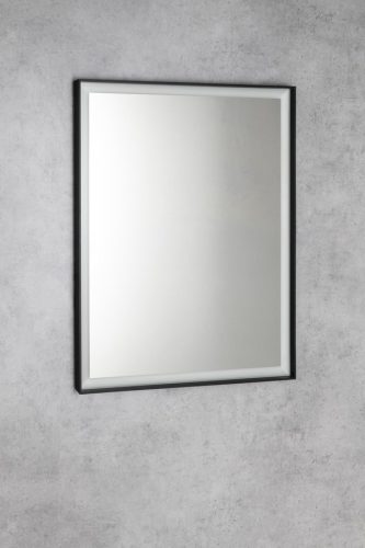 Sapho Sort 60x80 cm tükör LED világítással, matt fekete