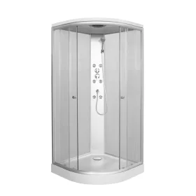   Sanotechnik TC01 90x90 hátfalas komplett hidromasszázs zuhanykabin