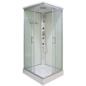   Sanotechnik TC06 90x90 hátfalas komplett hidromasszázs zuhanykabin