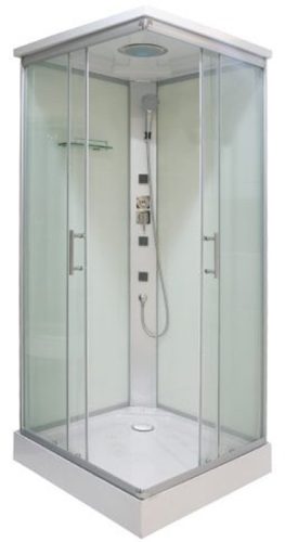 Sanotechnik TC06 90x90 hátfalas komplett hidromasszázs zuhanykabin