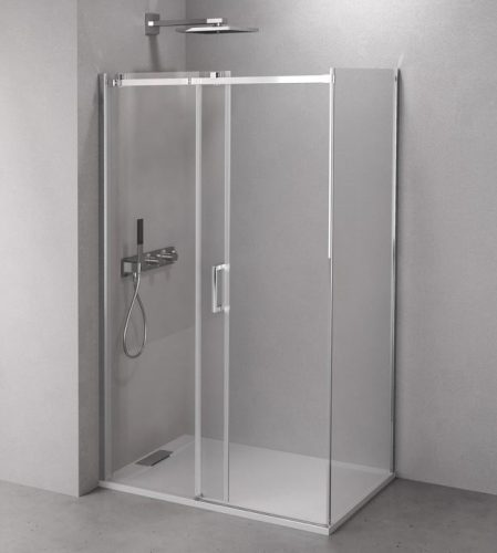 Polysan Thron Line Square 150x90 cm tolóajtós zuhanykabin