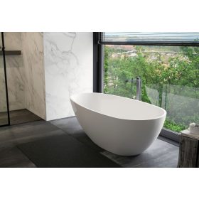  M-Acryl Prestige Vanilla 168x86 szabadon álló műmárvány kád