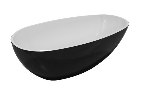 M-Acryl Prestige Vanilla 168x86 szabadon álló műmárvány kád