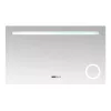 Wellis Rodos 120 cm tükör LED világítással, kijelzővel