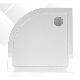 Wellis SMC 90x90 cm íves akril zuhanytálca lapos