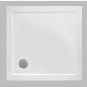 Wellis SMC 90x90 szögletes lapos akril zuhanytálca