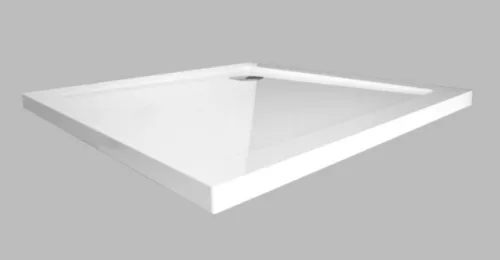 Wellis SMC 90x90 szögletes lapos akril zuhanytálca