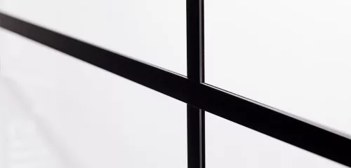 Tino walk-in 120 zuhanyfal fekete keret