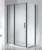 Wellis Triton Black 120x80 cm szögletes zuhanykabin