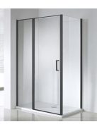 Triton Black 120x80 cm szögletes zuhanykabin