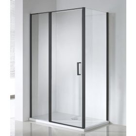 Wellis Triton Black 120x80 cm szögletes zuhanykabin