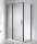 Wellis Triton Black 120x80 cm szögletes zuhanykabin
