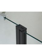 Triton Black 120x80 cm szögletes zuhanykabin profil