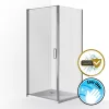 Quadrum 90x90 szögletes zuhanykabin easy clean