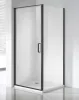 Wellis Quadrum Black 90x90 szögletes zuhanykabin