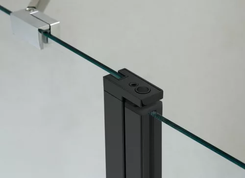 Quadrum Black 90x90 szögletes zuhanykabin profil