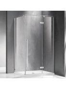 Sorrento Plus 100x100 cm nyílóajtós zuhanykabin