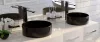 Wellis Rose Black 35 cm porcelán mosdó
