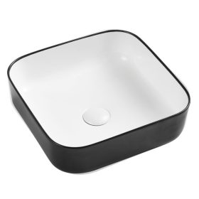 Wellis Azalea B&W 39x39 cm porcelán mosdó