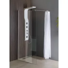 Aqualine Walk in Fix 80 cm zuhanyfal 