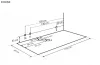 Rhone 170x85 E-Drive masszázskád méretrajz