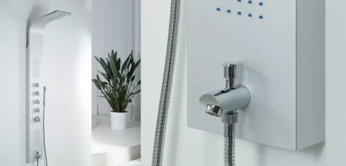 Mariner Silver hidromasszázs zuhanypanel részletek