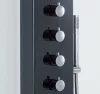 Mariner Black Matt hidromasszázs zuhanypanel csaptelepek